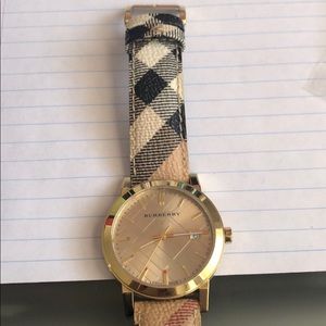 Burberry sapphire crystal watch